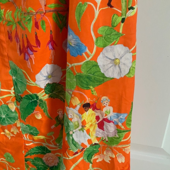 Rachel Antonoff Orange Floral Halter Dress - Picture 5 of 8